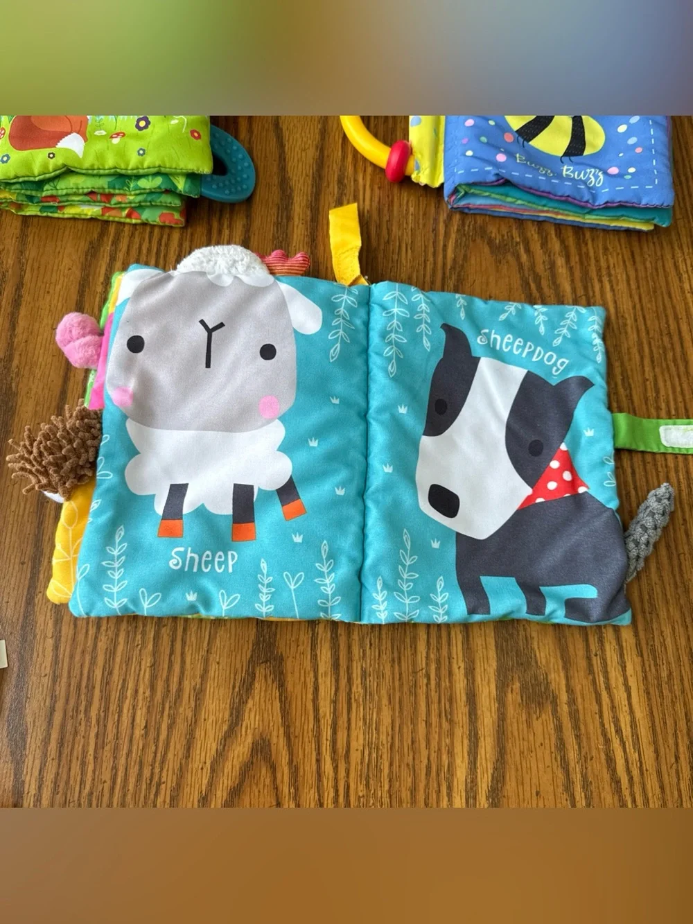 Lot Of 6 Cloth Fabric Baby Toddler Books Teethers Kane Miller Farm Unicorn Fox
